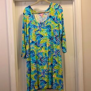 CUTE XL LILY PULITZER LONG SLEEVE DRESS